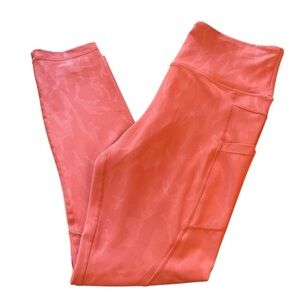 ZYIA ACTIVE CORAL LEGGINGS SZ 8-10